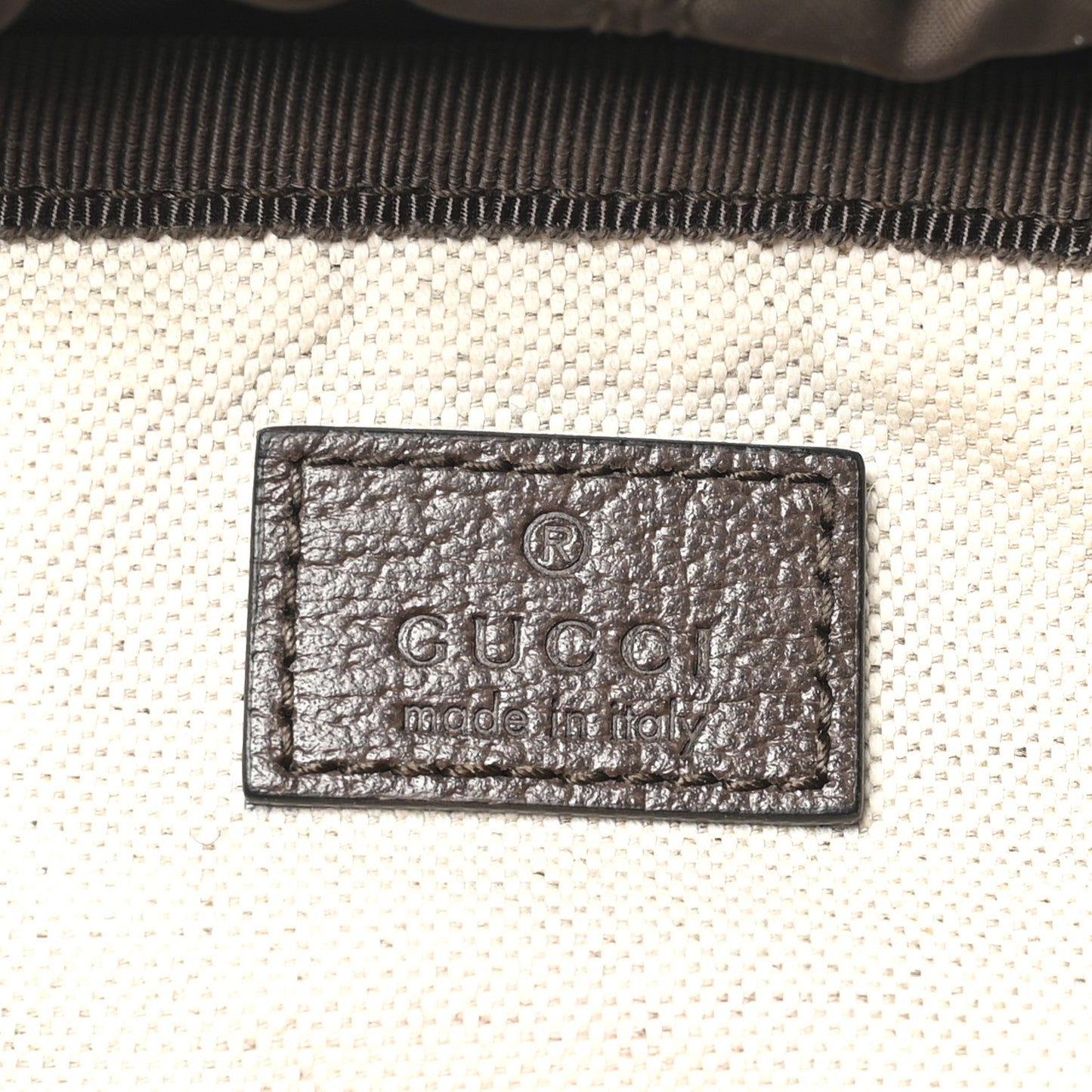 GG Supreme Monogram Medium Ophidia Double Buckle Backpack Beige Ebony Neon Orange