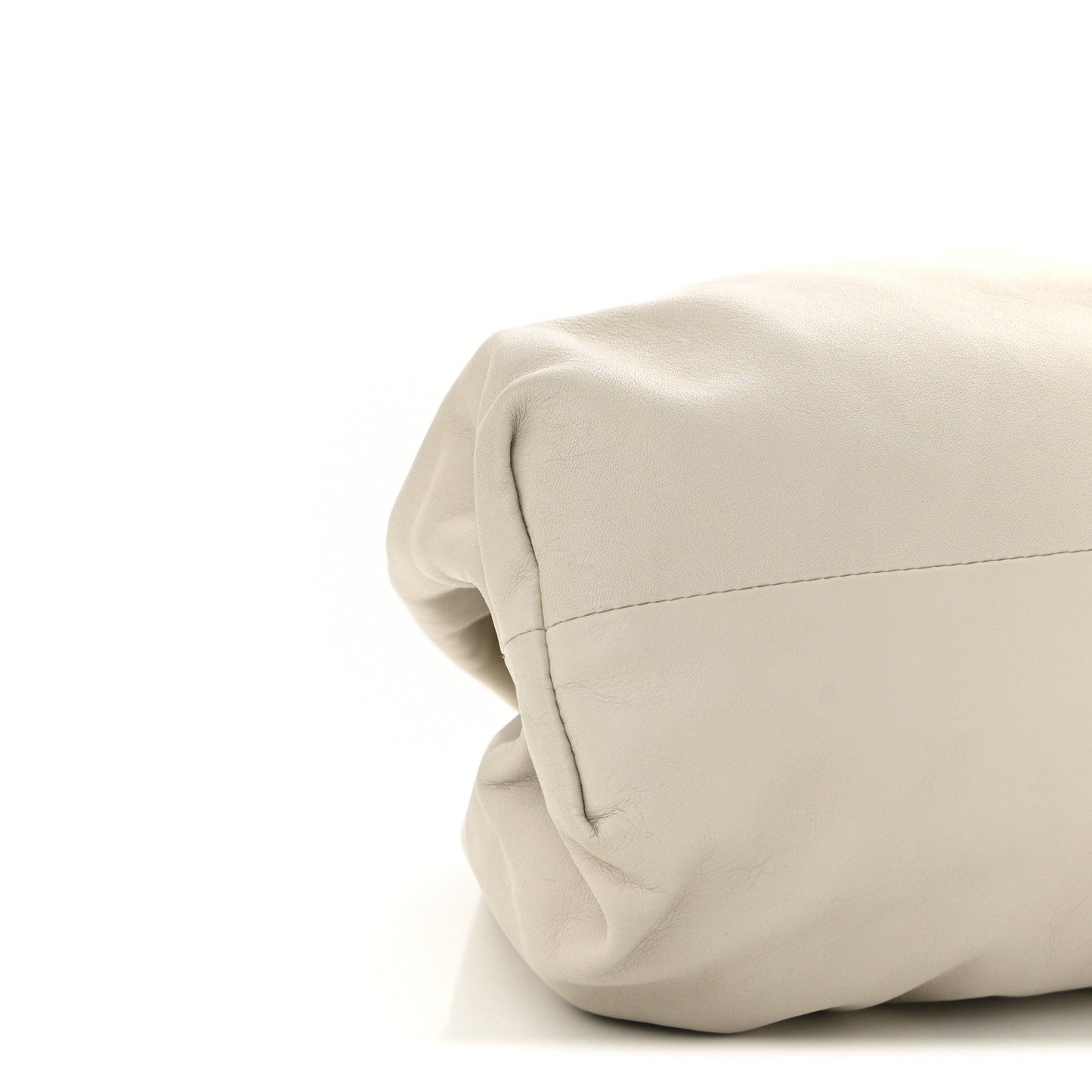 Smooth Butter Calf The Pouch Oversized Clutch Plaster
