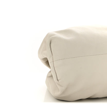 Smooth Butter Calf The Pouch Oversized Clutch Plaster