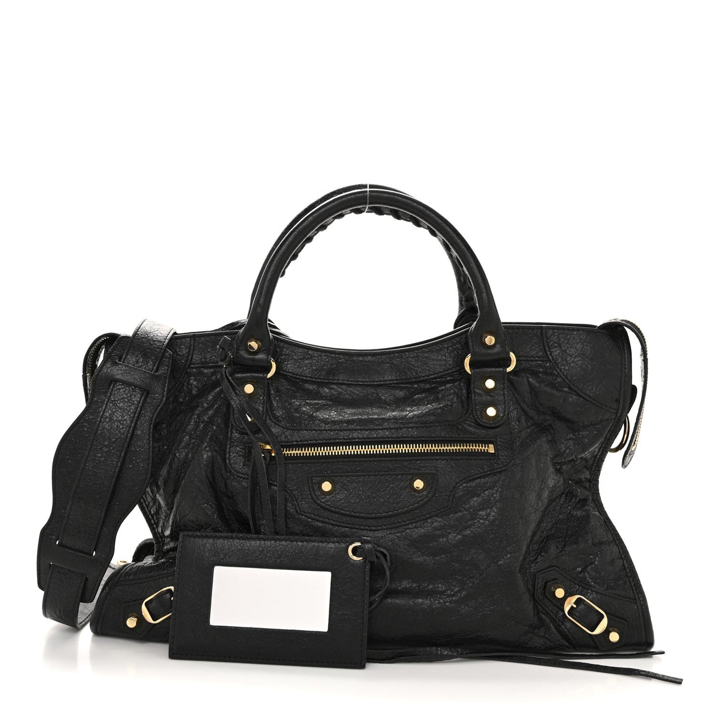 Agneau Classic Gold Hardware City Black