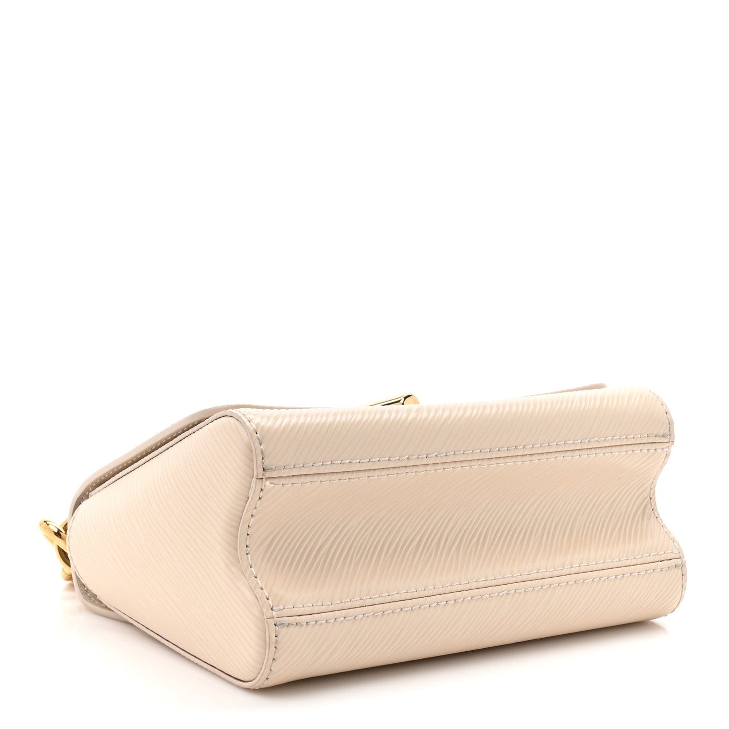 Epi Twist Braided Chain Shoulder Bag PM Quartz White