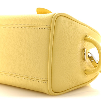Grained Calfskin Le Petit Turismo Light Yellow
