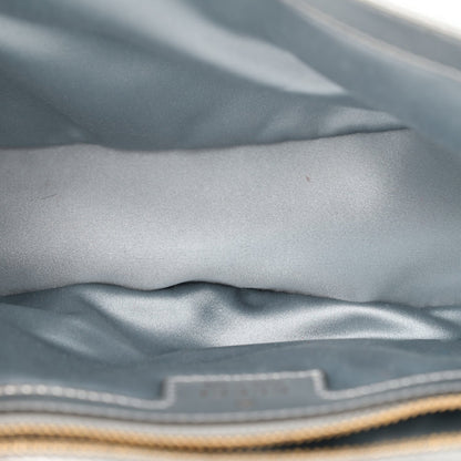 Iridescent Nappa Chevron Matelasse Small GG Marmont Shoulder Bag Iridescent Snow Light Blue