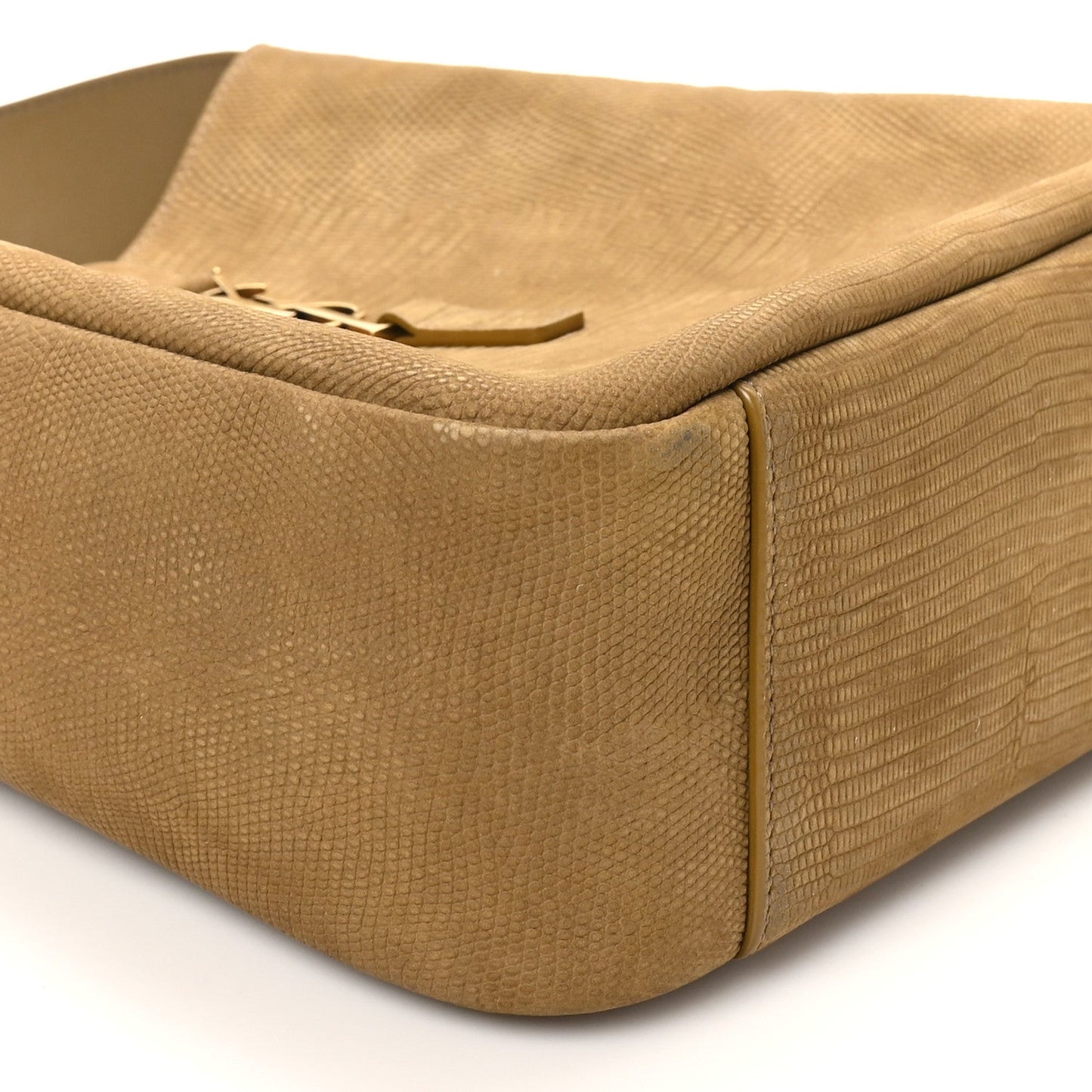 Suede Lizard Embossed Small Le 5 A 7 Soft Hobo Dark Pistachio