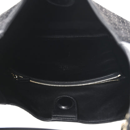 Suede Micro GG Calfskin B Medium Shoulder Bag Arabella Black