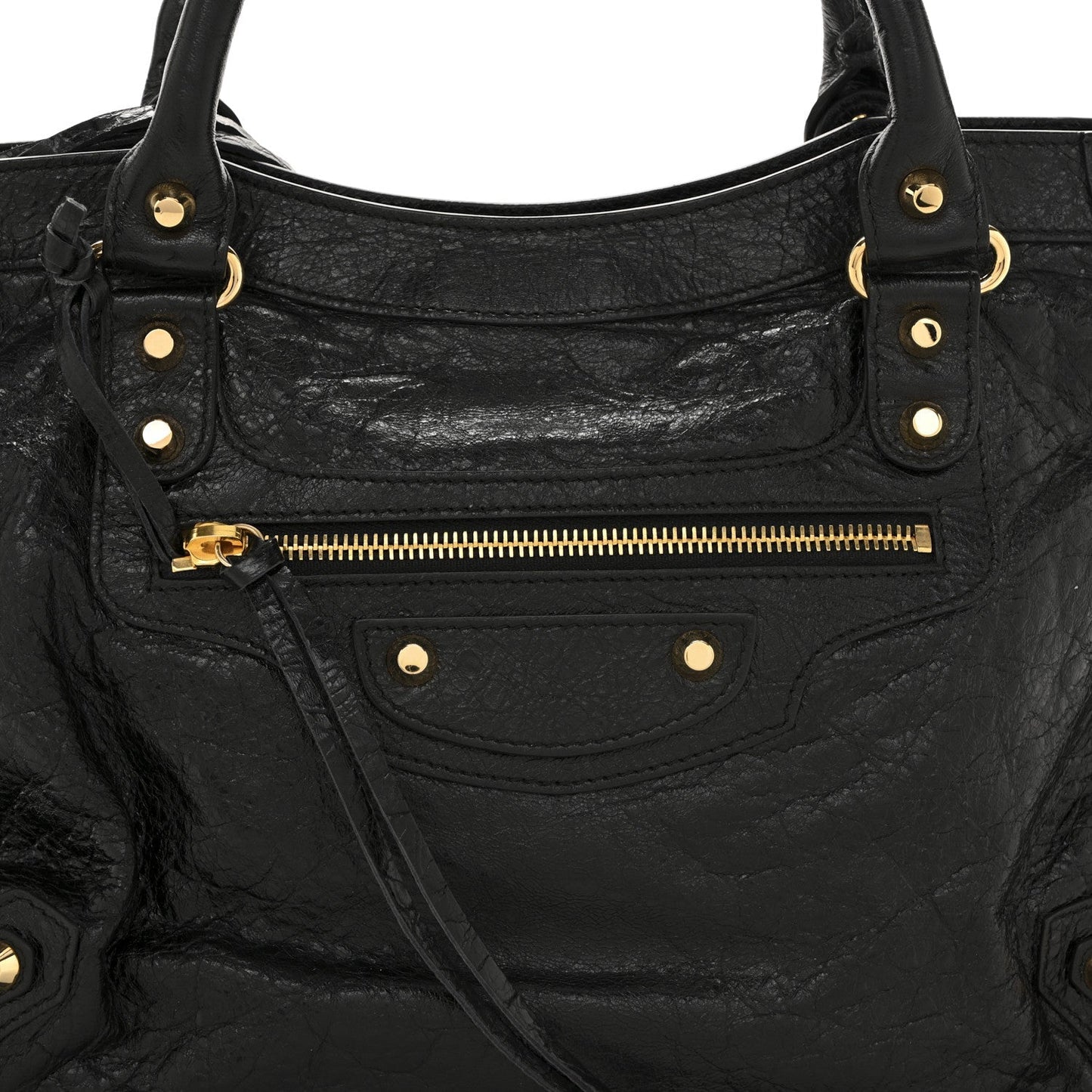 Agneau Classic Gold Hardware City Black