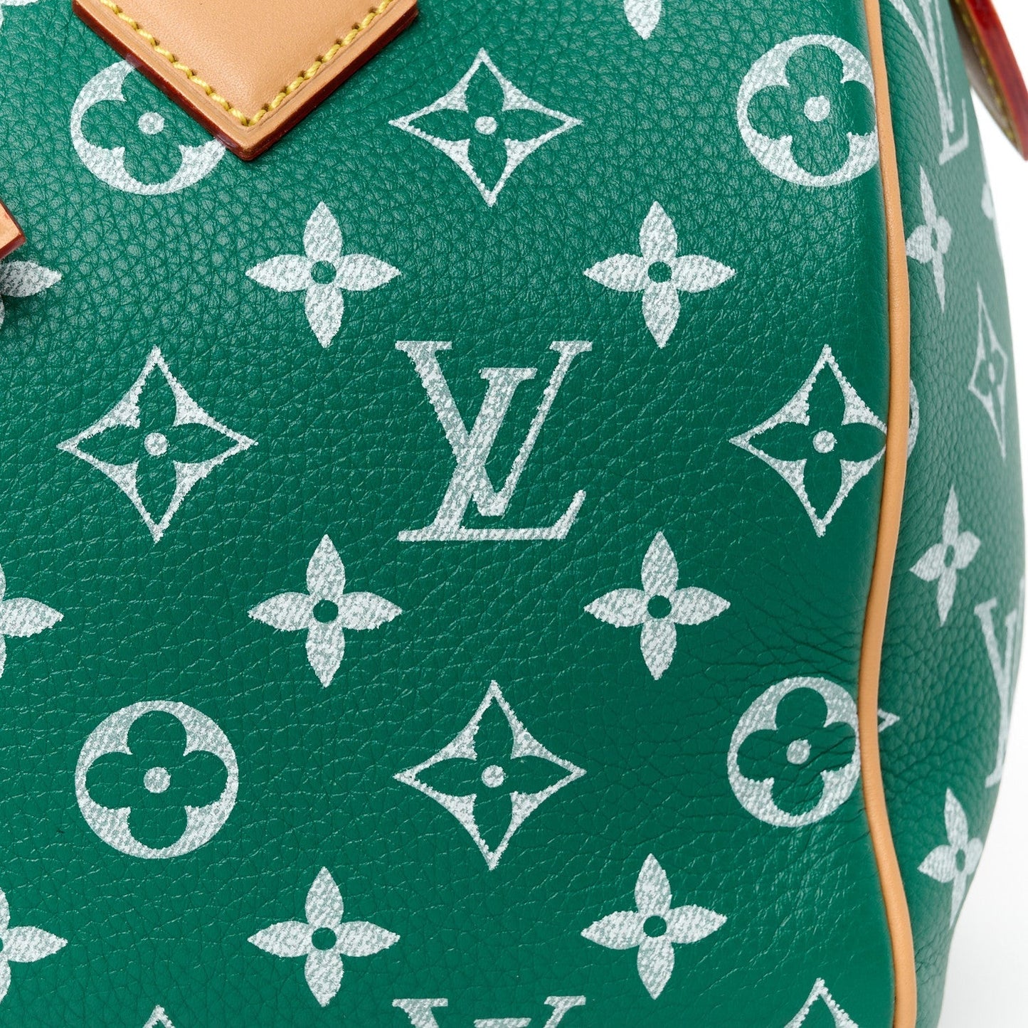 Calfskin Monogram Speedy P9 Bandouliere 25 Green