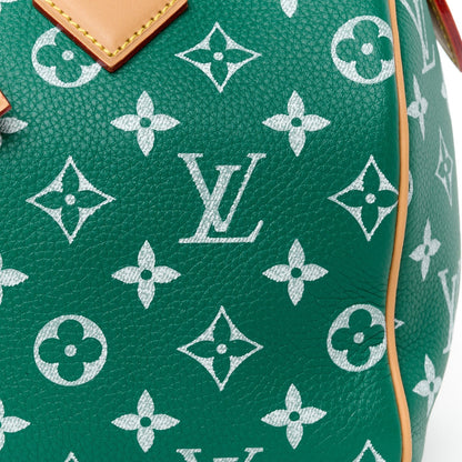 Calfskin Monogram Speedy P9 Bandouliere 25 Green
