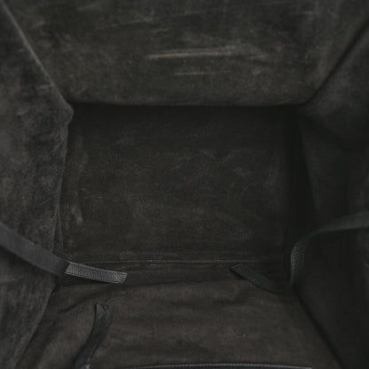 Grained Calfskin Medium Phantom Luggage Black