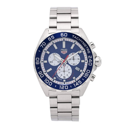 Stainless Steel 43mm Formula 1 Chronograph Quartz Watch Blue CAZ1018