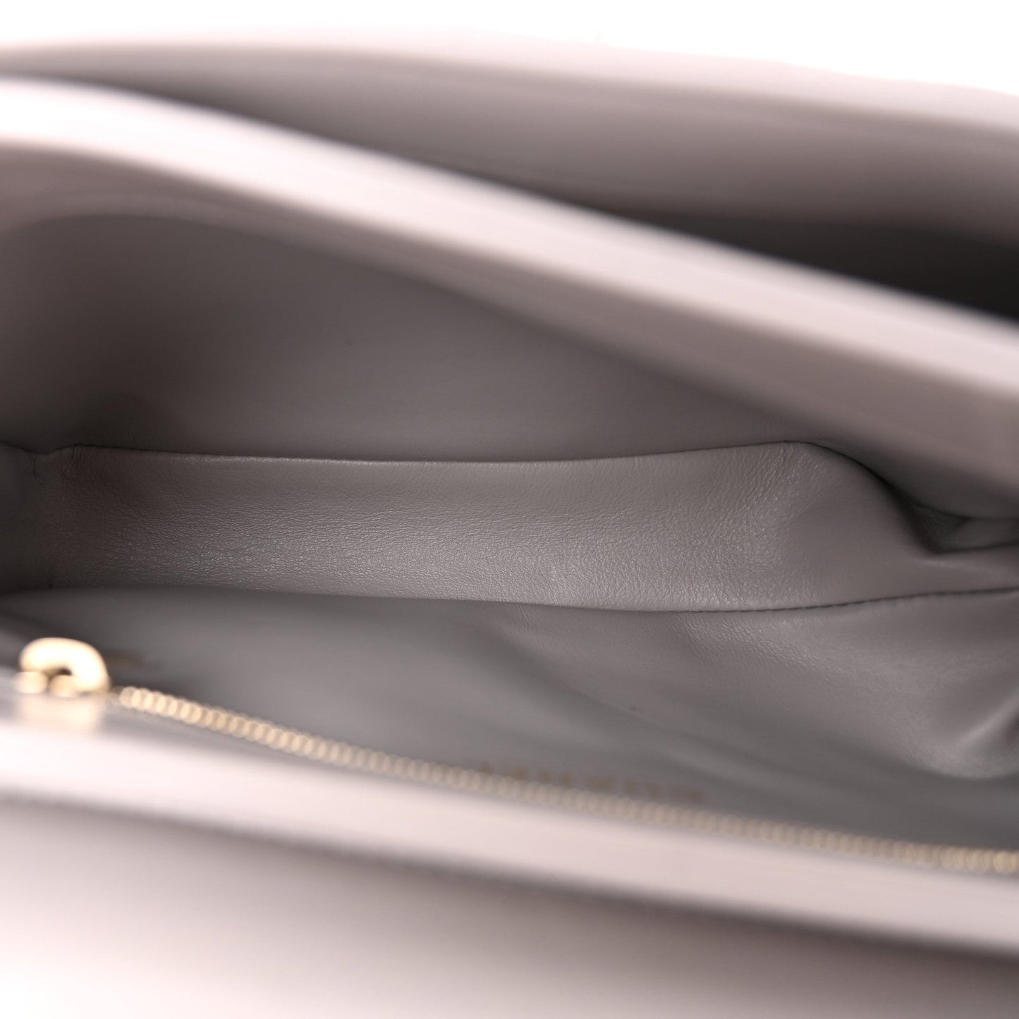 Lambskin Quilted Small Trendy CC Flap Dual Handle Bag Grey