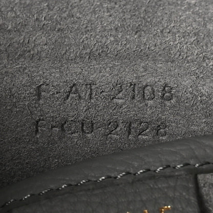 Drummed Calfskin Nano Luggage Kohl