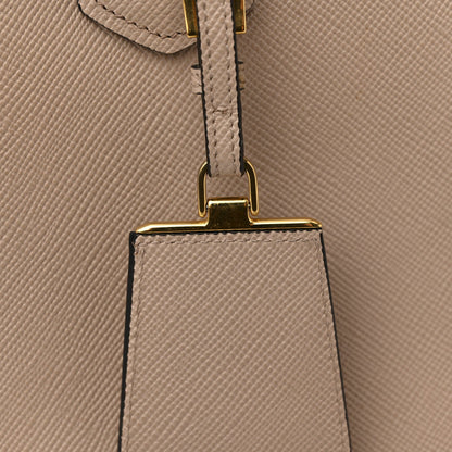 Saffiano Cuir Medium Double Bag Cipria