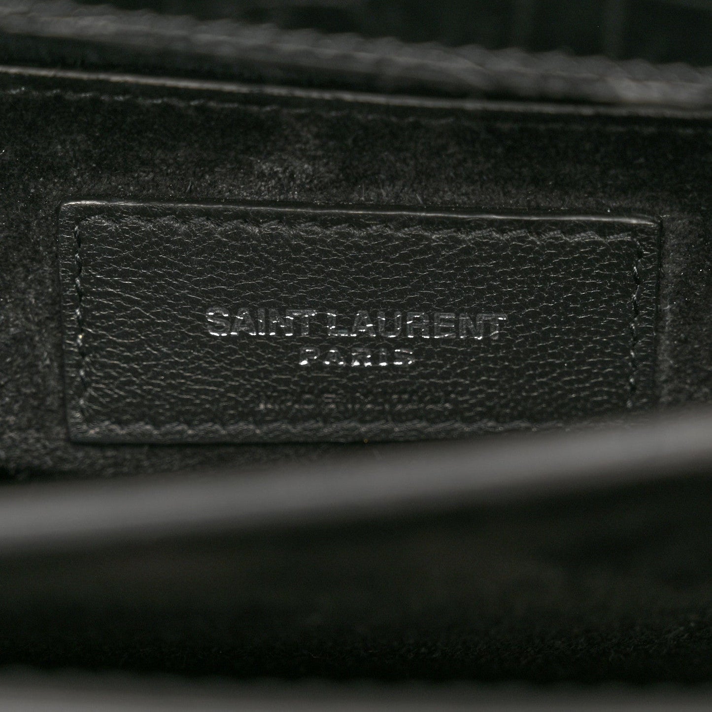 Calfskin Crocodile Embossed Medium Monogram Sunset Black