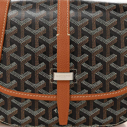 Goyardine Belvedere II PM Messenger Bag Black Gold