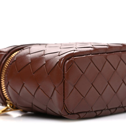 Nappa Intrecciato Bang Bang Vanity Case Sapele