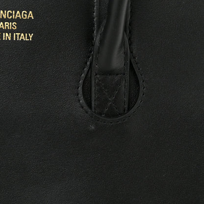 Smooth Calfskin Small Bel Air Carry All Bag Black