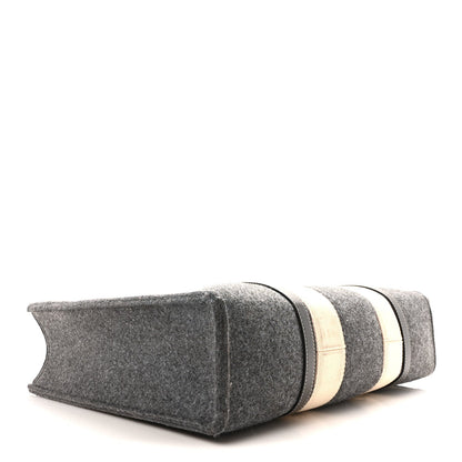 Felt Large Woody Ribbon Tote Cashmere Grey