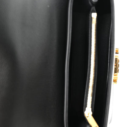Smooth Satinated Calfskin Teen Nino Black