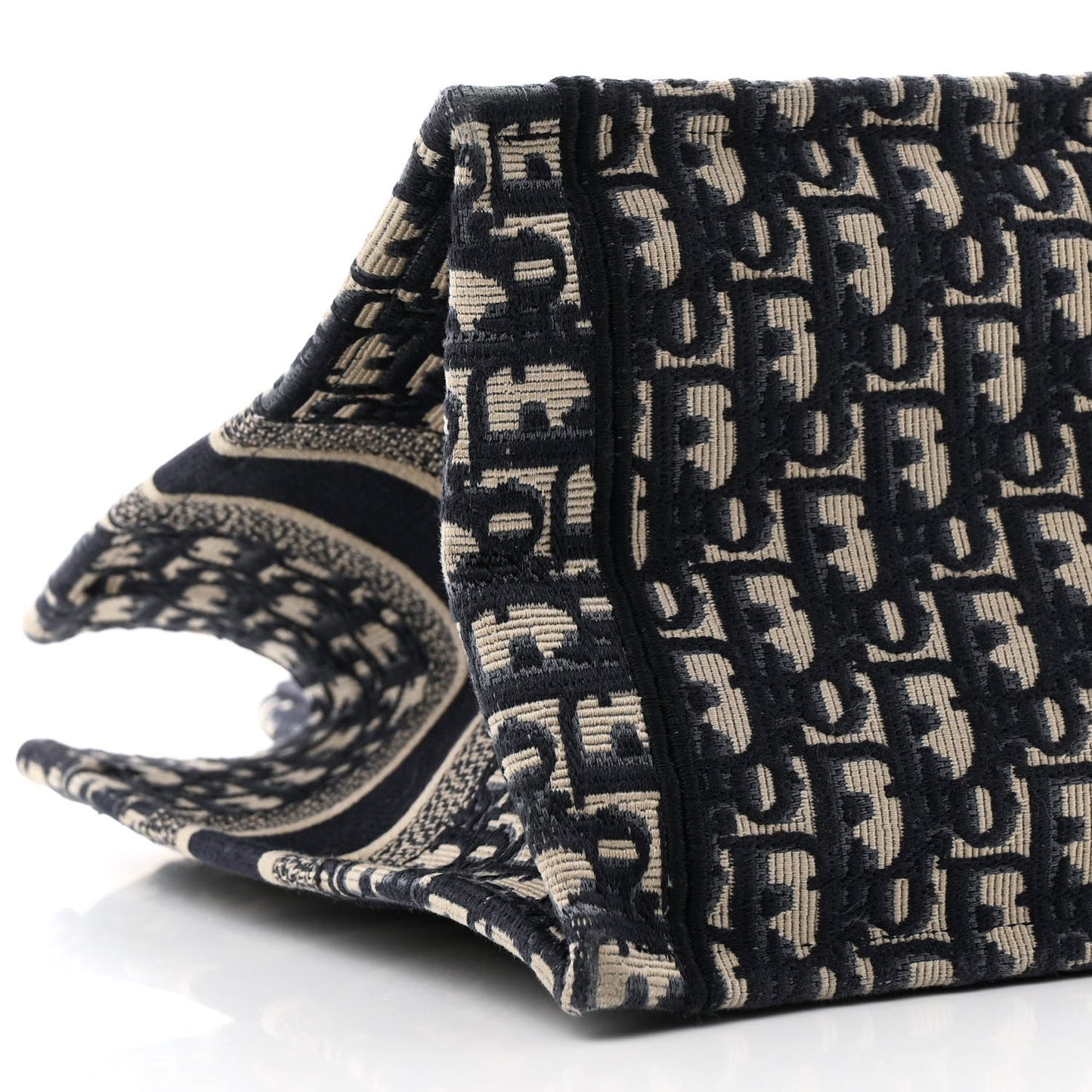 Oblique Medium Book Tote Blue Multicolor