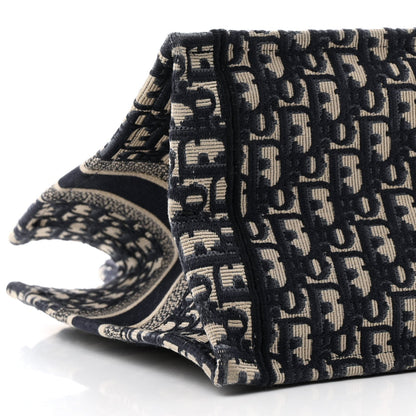 Oblique Medium Book Tote Blue Multicolor