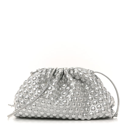 Metallic Fabric Bubble Wrap The Mini Pouch Silver