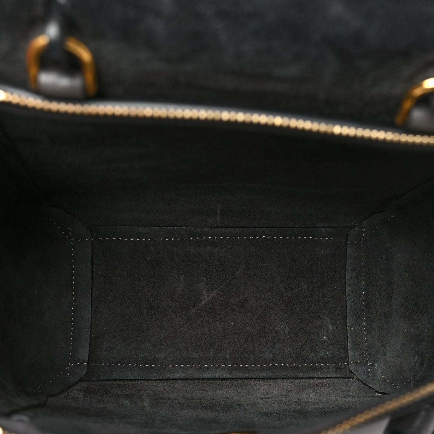 Grained Calfskin Nano Belt Bag Grey