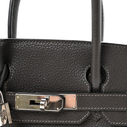 Taurillon Clemence Birkin 30 Graphite