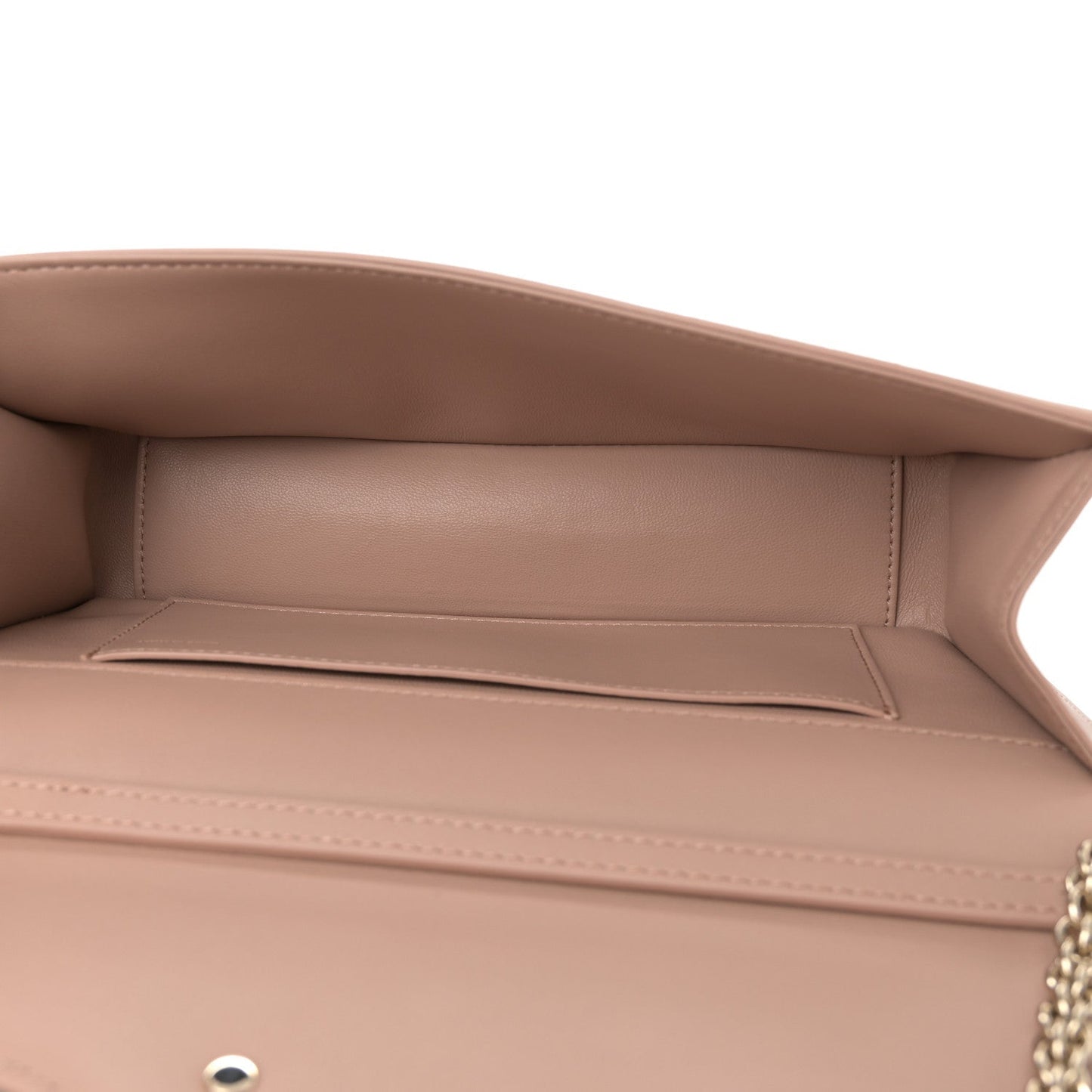 Calfskin Enamel Vlogo Loco Shoulder Bag Rose Cannelle