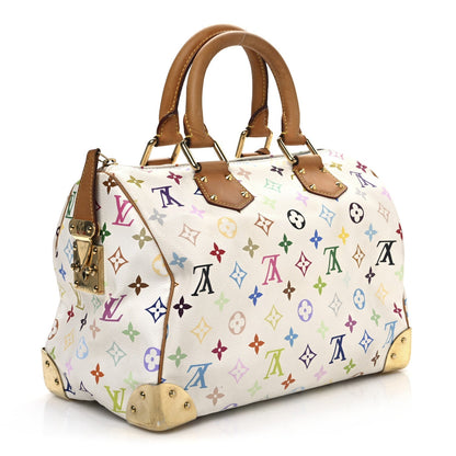 Monogram Multicolor Speedy 30 White