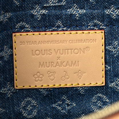 LV X TM Monogram Denim Cerises Pochette Accessories Blue