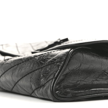 Crinkled Calfskin Matelasse Monogram Niki Body Bag Black