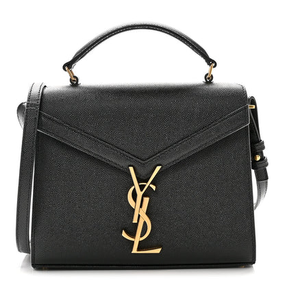 Grain De Poudre Mini Classic Monogram Cassandra Top Handle Black