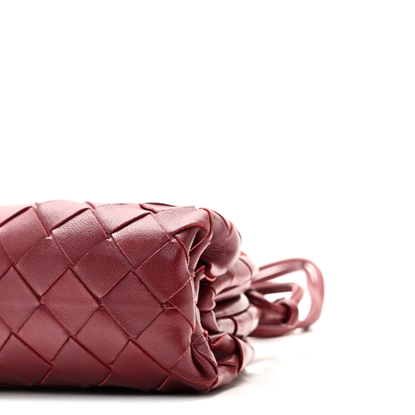Nappa Intrecciato The Mini Pouch Bordeaux