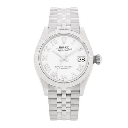 Stainless Steel 18K White Gold 31mm Oyster Perpetual Datejust Watch White Roman 278274