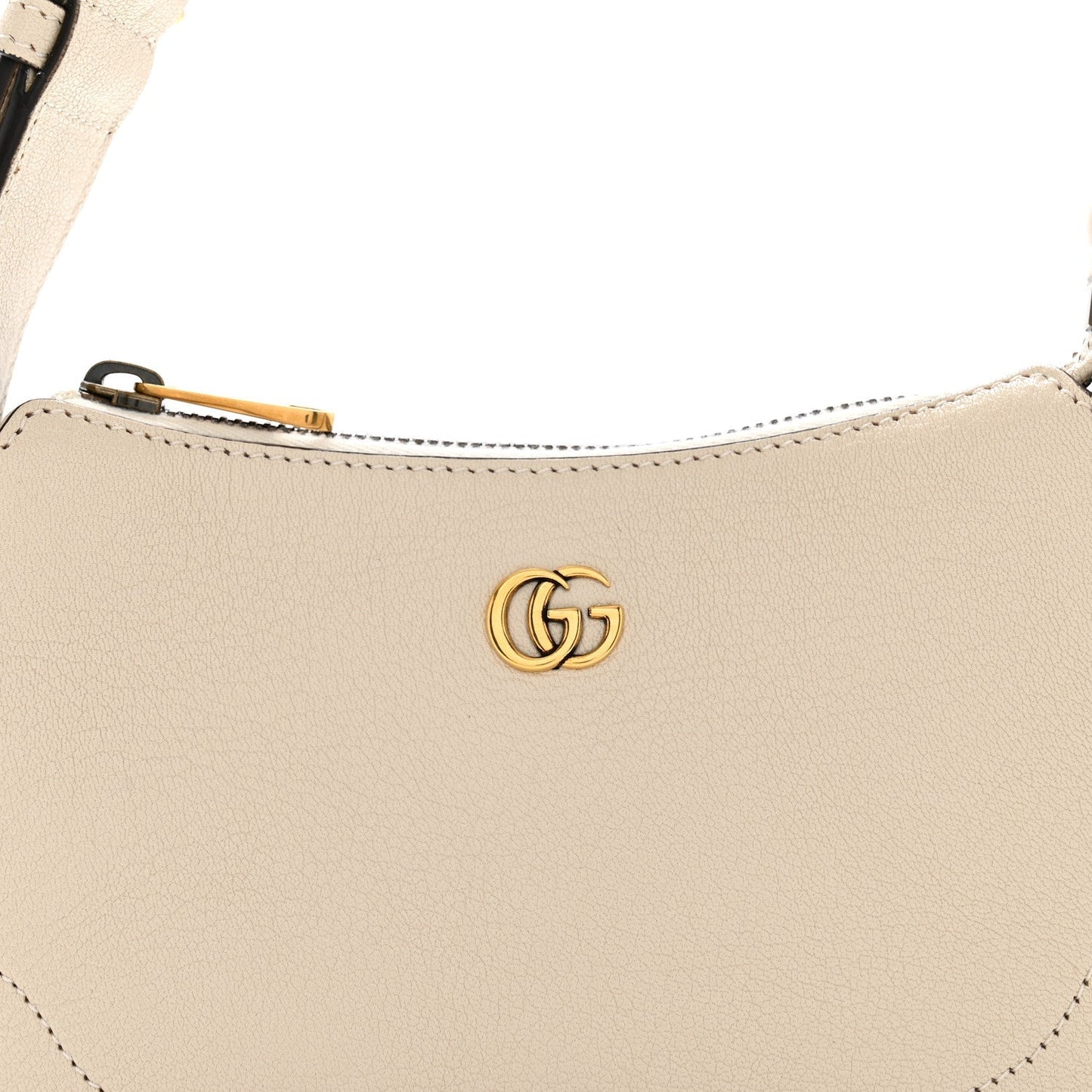 Goatskin Mini Aphrodite Shoulder Bag Mystic White