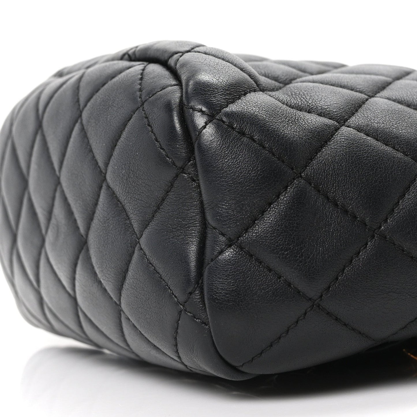 Calfskin Quilted Mini Urban Spirit Backpack Black