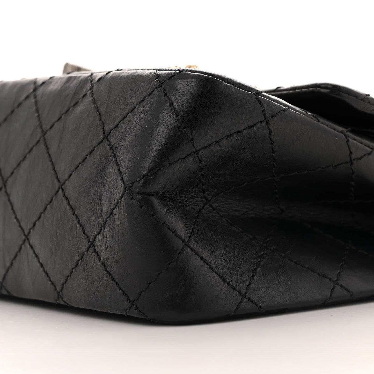 Aged Calfskin Lucky Charms 2.55 Reissue 225 Flap Black