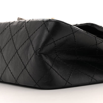 Aged Calfskin Lucky Charms 2.55 Reissue 225 Flap Black