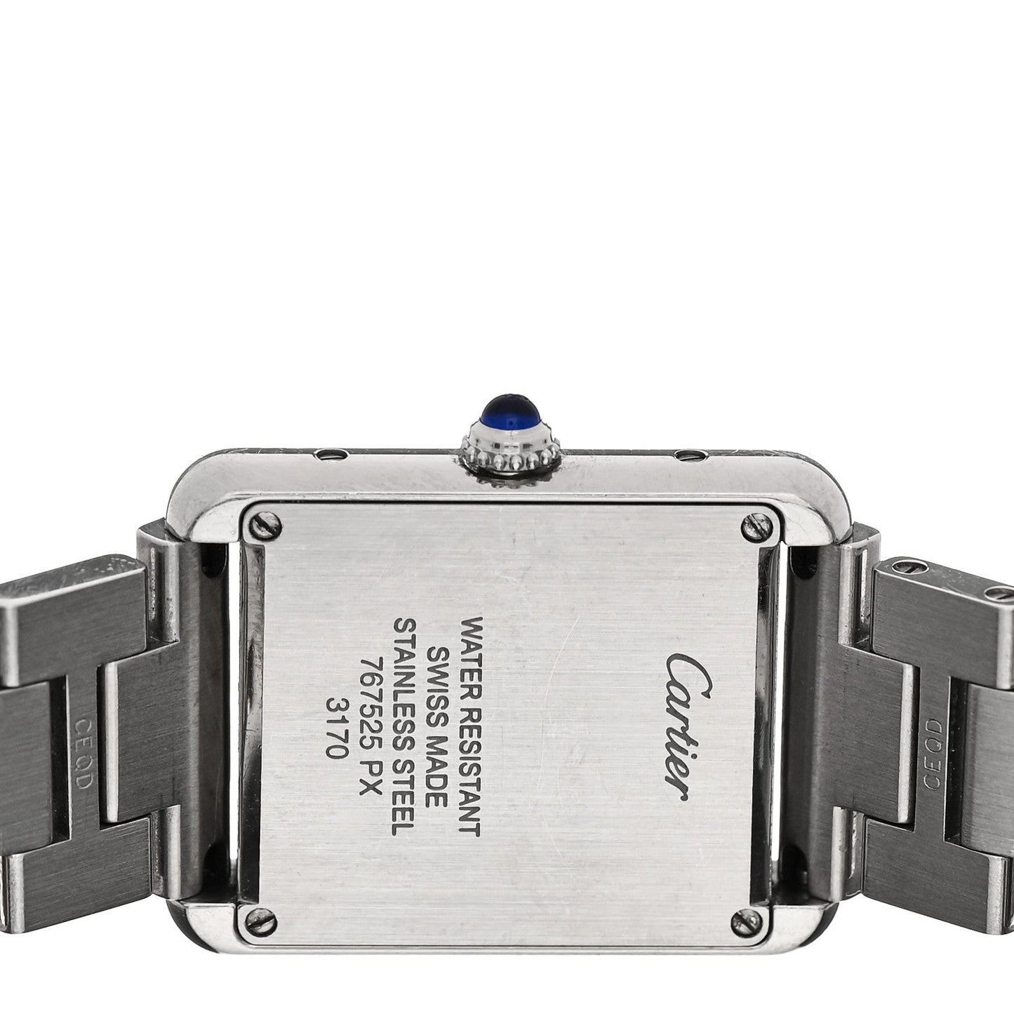 Stainless Steel 24mm Tank Solo Quartz Watch