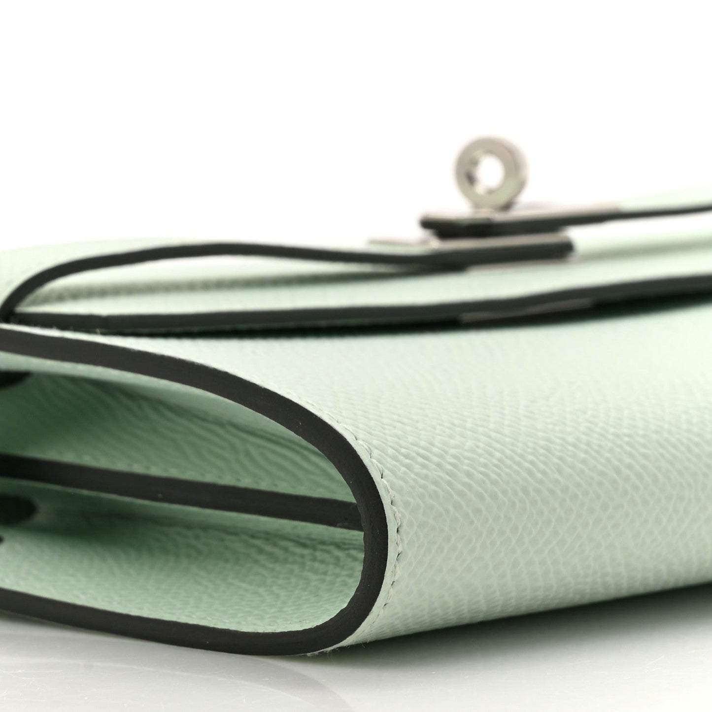 Epsom Kelly Wallet To Go Vert Peppermint