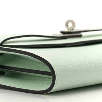Epsom Kelly Wallet To Go Vert Peppermint
