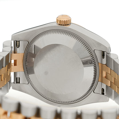 Stainless Steel 18K Everose Gold Diamond 31mm Oyster Perpetual Datejust Watch Pink 178271