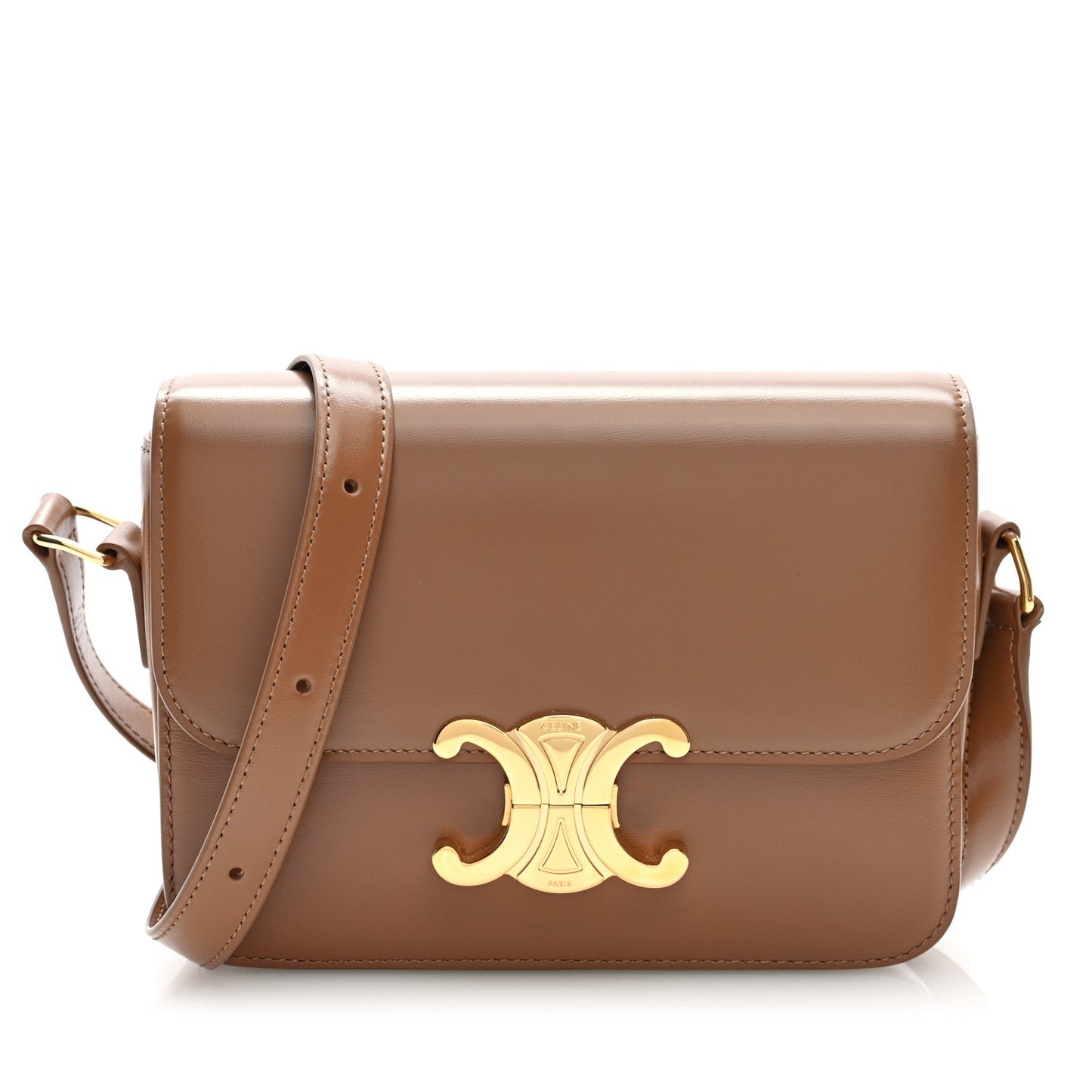 Shiny Calfskin Teen Triomphe Bronze