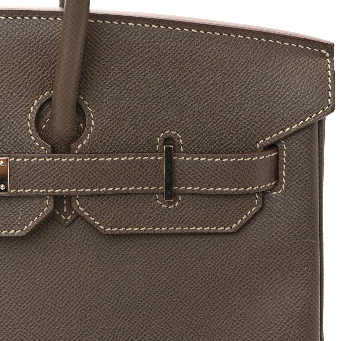 Epsom Candy Birkin 35 Etain Bleu Thalassa