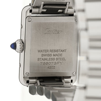 Stainless Steel 22mm Tank Must Quartz Watch