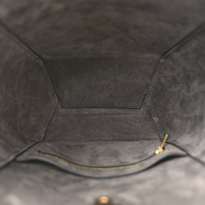 Soft Grained Calfskin Small Sangle Bucket Bag Kohl