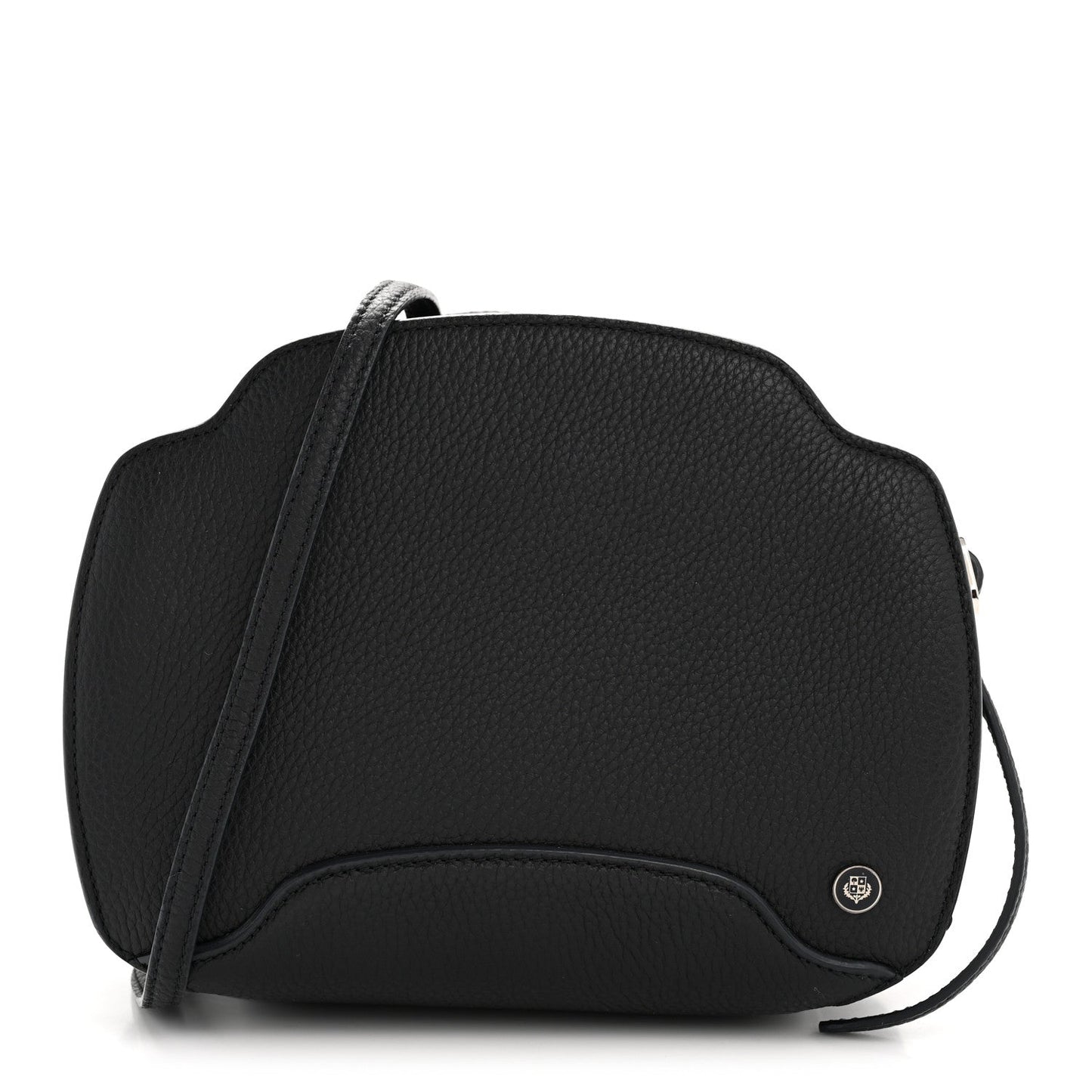 Grained Calfskin Sesia Crossbody Black