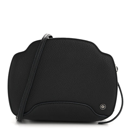 Grained Calfskin Sesia Crossbody Black