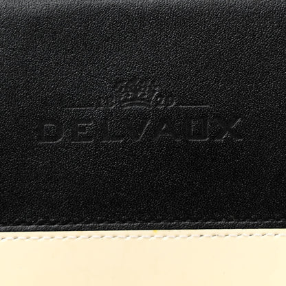 Calfskin Patent Calfskin GM Tempete Satchel Black White